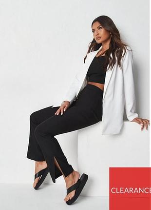 Трендові штани з розрізами знизу нові