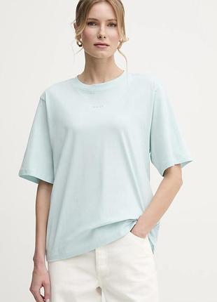 Футболка boss бірюзовий oversize нова колекція hugo