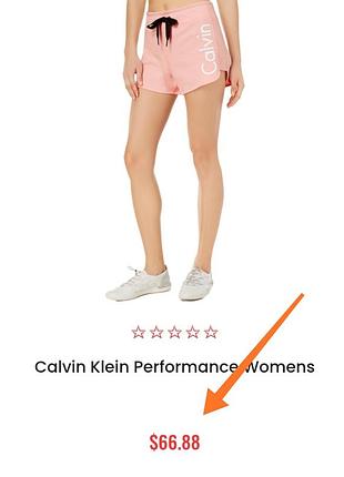 Шорты женские calvin klein 🤩 цена на сайте 66,88 $❗