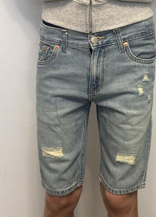 Абсолютно нові джинсові шорти levi’s для хлопчиків 10-12 років, з бірками.