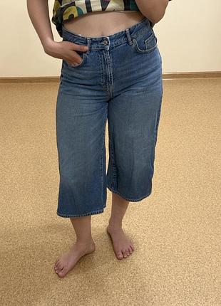 Джинсові подовжені шорти