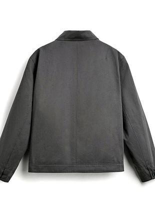 Zara новая куртка серый 2