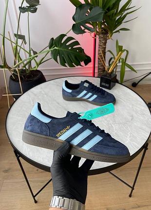 Трендові кросівки adidas handball spezial blue , чоловічі та жіночі