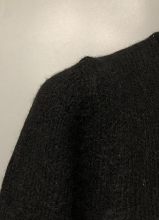 Joop дизайнерский супер тёплый вязаный свитер с вышивкой бисером шерсть альпаки6 фото