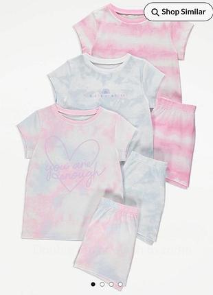 Піжама дитяча george піжами футболка і шорти