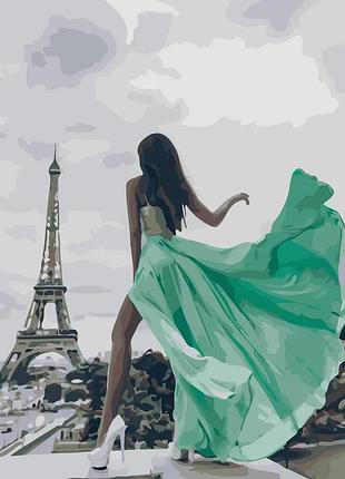 Картина по номерам в подарочной коробке покорения парижа as1005
