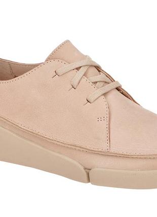 Р.37.5 clarks женские кожаные кроссовки оригинал