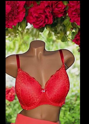 Женский бюстгальтер hunkemoller кораллового цвета