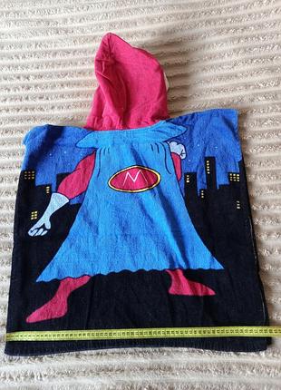 Полотенце пончо для мальчика 3