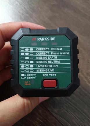 Тестер для розеток parkside 2