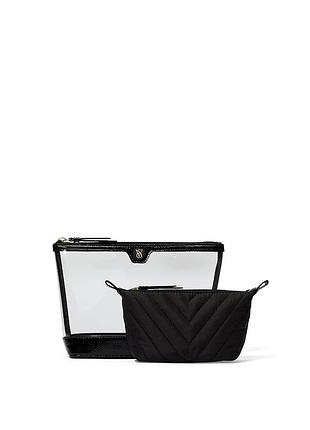 Victoria´s victorias secret виктория сикрет 2-piece makeup bag набор косметичек косметичка