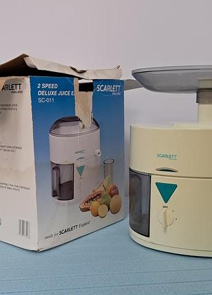 Соковыжималка scarlett sc-011 исправна