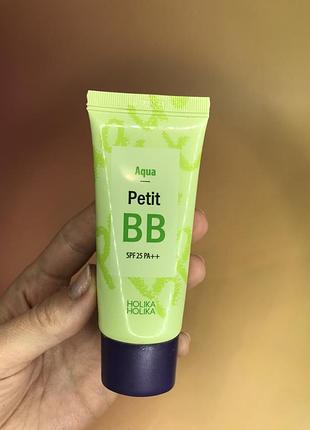 Зволожувальний бб-крем holika holika aqua petit bb cream spf25