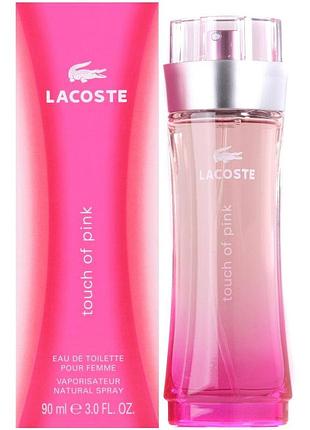 Оригінал lacoste touch of pink 90 ml туалетна вода