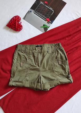 Легкі короткі шорти george хакі uk 10