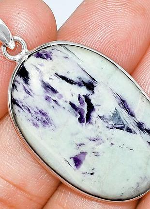 Каммерерит срібний кулон, 0119пк