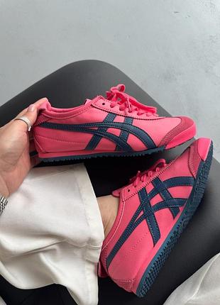 Кроссовки asics onitsuka tiger mexico pink blue