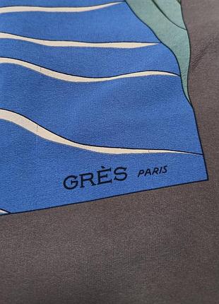 Платок из шелка gres paris винтаж 2