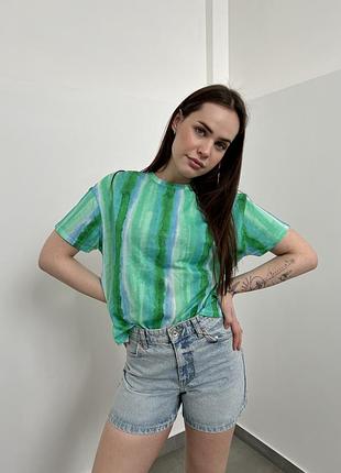 Zara футболка у смужку