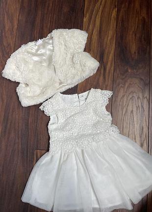 Нарядное платье на малышку