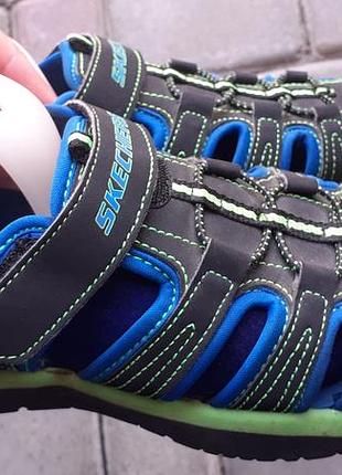Детские сандалии,босоножки skechers(usa) 34р.стелька 22,5см.