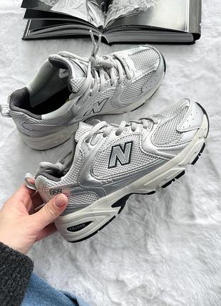 Кроссовки new balance 530 silver metallic