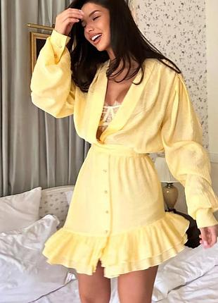 Классное платье рубашка жатка, платье, платье