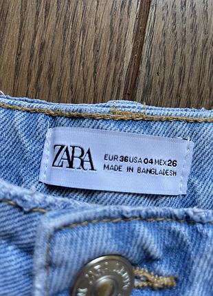 Джинсові шорти zara 2