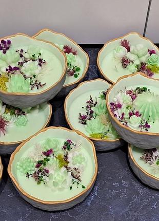 Свеча с ароматом брендового парфюма, большая, флрма кокос 🌿☘️