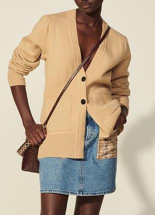 Кардиган из шерсти и кашемира sandro