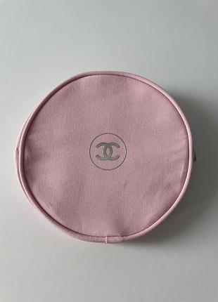 Косметичка рожева кругла chanel beaute