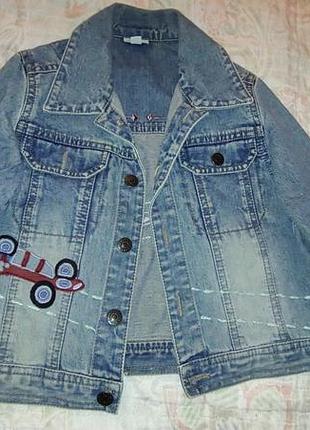 Джинсова курточка 3-4 роки