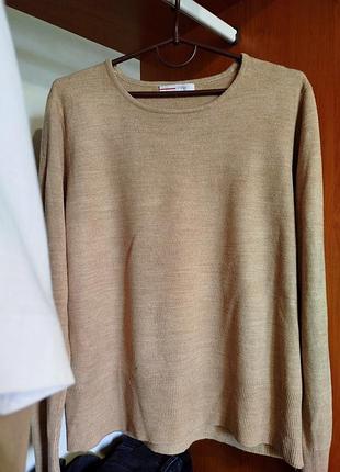 Свитер женский papaya,тельный, бежевый джемпер,кофта