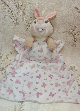 Мягкая игрушка комфортер зайчик топотун бэмби дисней disney