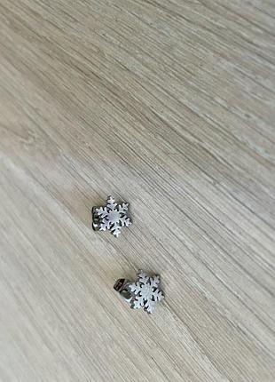 Сережки пусети крижинки