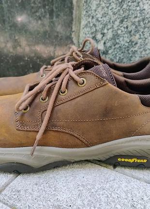 Кожаные туфли. skechers