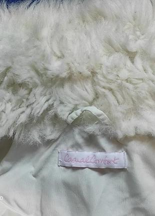 Casual comfort~ белая комфортная куртка ~ р 124 фото