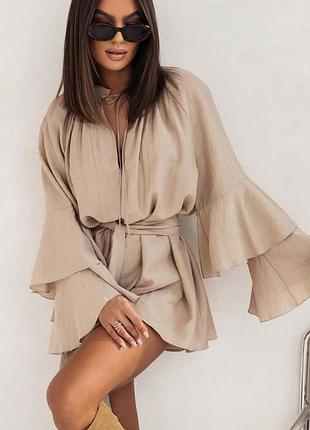 Сучасна та дуже крутезна сукня 🌺 повітряна жатка з поясом, плаття, платье