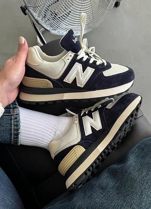 Кросівки new balance 574 legacy blue/white