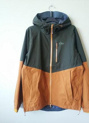 Чоловіча куртка вітровка foray gore-tex  268080 outdoor research 1457-juniper/curry