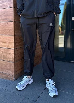 Спортивні штани водонепроникні arcteryx gore tex тонкі чоловічі штани арктерикс молодіжні з кишенями