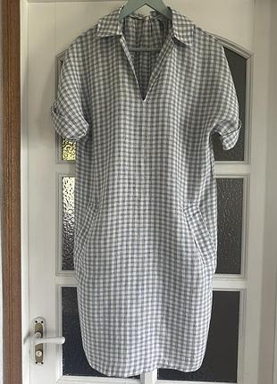 Платье льняное, лён