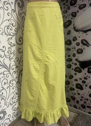 Юбка лен котон.