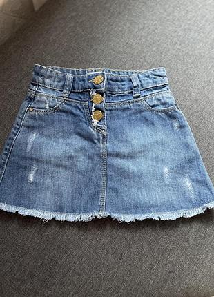 Джинсова спідниця для дівчинки 3-4 роки