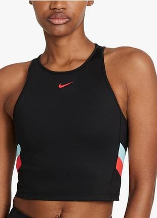 Nike спортивный топ, топ укороченный, кроп топ с сеткой