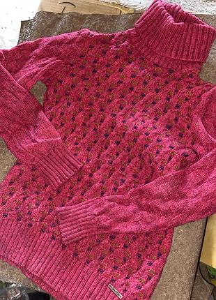 Светр жіночий зимовий кольору фуксія