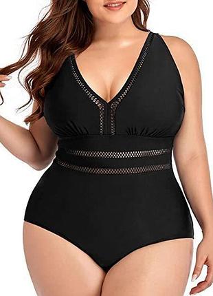 Модний суцільний купальні з чашечками.