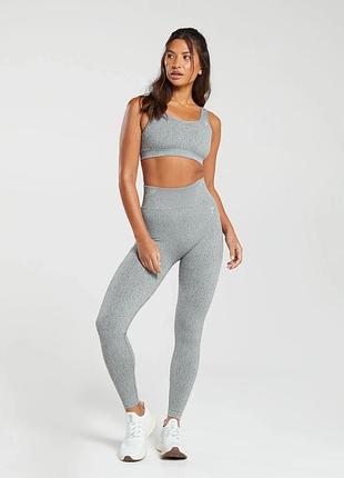 Gymshark apex  женский компрессионный комплект лосины+топ бра