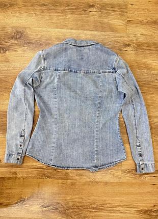Сорочка джинсова pull&bear 6