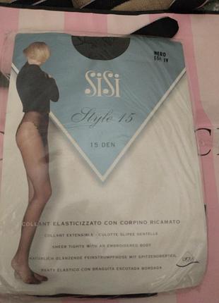 Колготки с ажурными трусиками